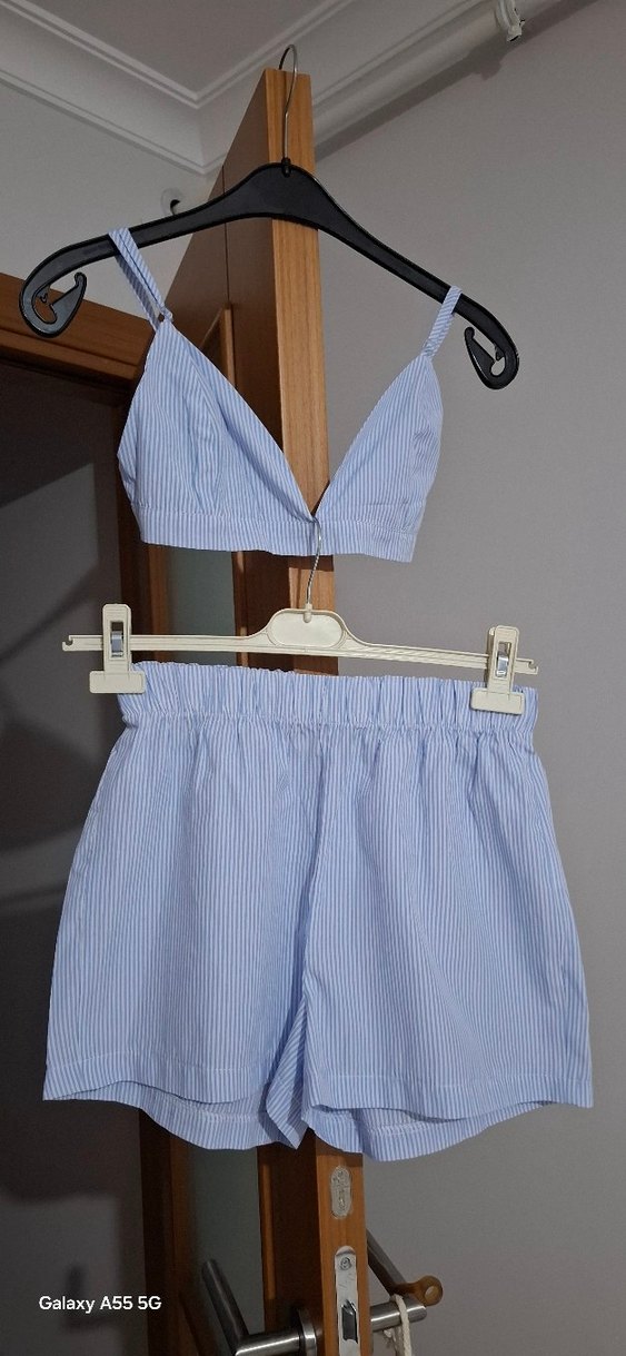 Mavi Mini Street Wear Sütyen - Görsel 3