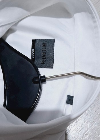 Düğmeli Beyaz Pamuklu Erkek Gömlek - Görsel 7