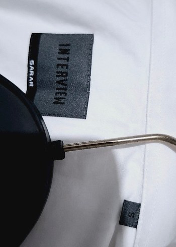 Düğmeli Beyaz Pamuklu Erkek Gömlek - Görsel 8