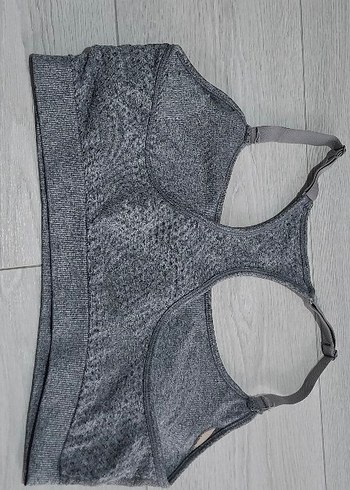 Gri Midi Spor Sütyeni - Görsel 2
