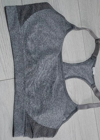 Gri Midi Spor Sütyeni - Görsel 3