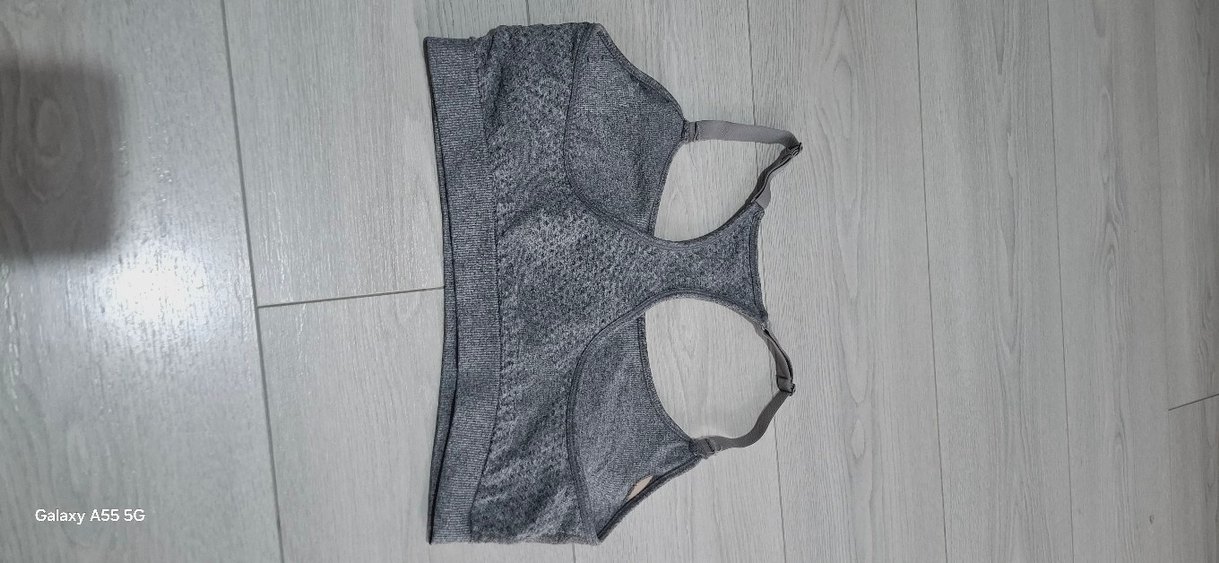 Gri Midi Spor Sütyeni - Görsel 4