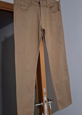 Bej Erkek Rahat Kesim Pantolon - Görsel 3