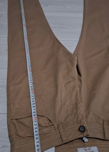 Bej Erkek Rahat Kesim Pantolon - Görsel 10