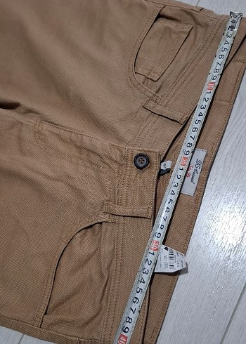 Bej Erkek Rahat Kesim Pantolon - Görsel 9