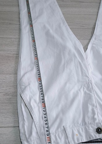 Beyaz Regular Fit Erkek Pantolon - Görsel 6