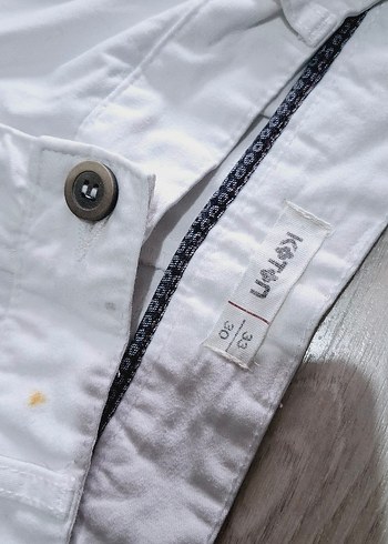 Beyaz Regular Fit Erkek Pantolon - Görsel 5