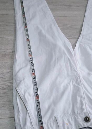 Beyaz Regular Fit Erkek Pantolon - Görsel 7