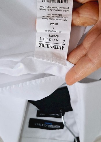 Erkek Beyaz Düğmeli Regular Fit Gömlek - Görsel 6