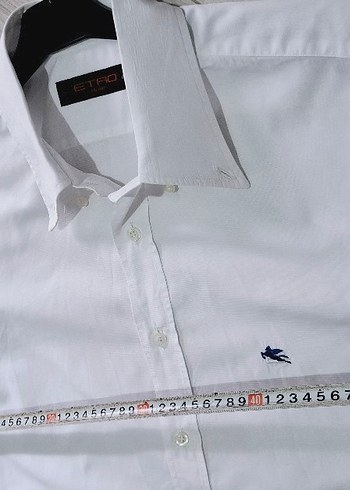 Erkek Beyaz Pamuklu Uzun Kollu Gömlek - Görsel 8