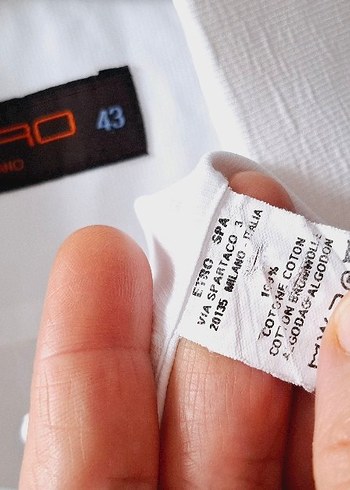 Erkek Beyaz Pamuklu Uzun Kollu Gömlek - Görsel 7