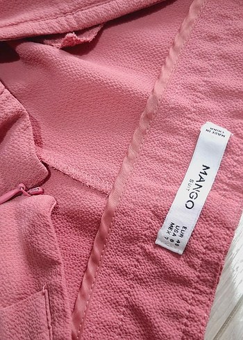 Piliseli Pembe Midi Kadın Kumaş Pantolon - Görsel 5