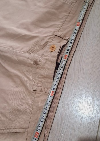 Bej Regular Fit Keten Erkek Pantolon - Görsel 7