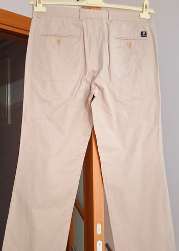 Bej Regular Fit Keten Erkek Pantolon - Görsel 4