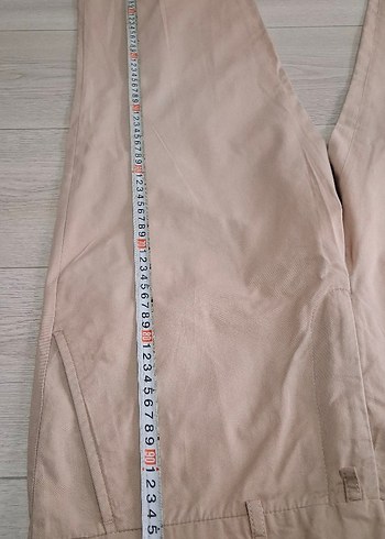 Bej Regular Fit Keten Erkek Pantolon - Görsel 10
