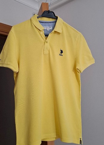 U.S. Polo Assn. Sarı Erkek Polo Tişört