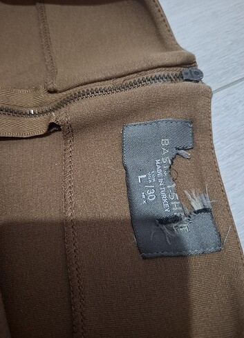 l Beden kahverengi Renk #ZARA MARKA ETEK