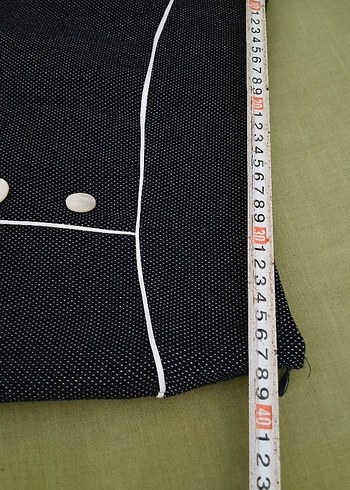 Düğmeli Midi Hamile Kot Etek - Görsel 11