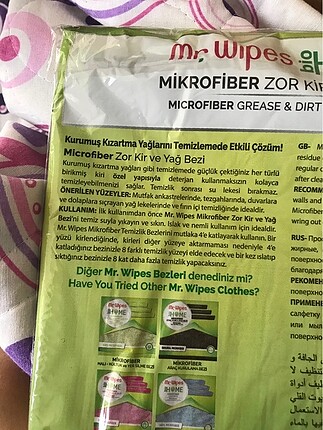 Beden siyah Renk Temizlik bezi