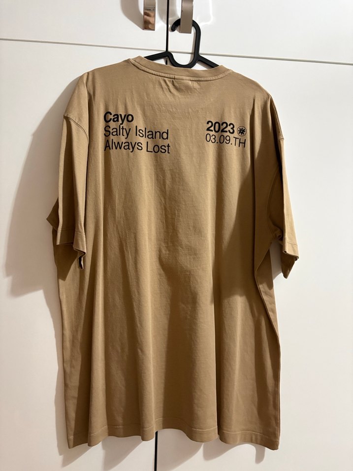 Bej Erkek Kısa Kollu Tişört zara - Görsel 2