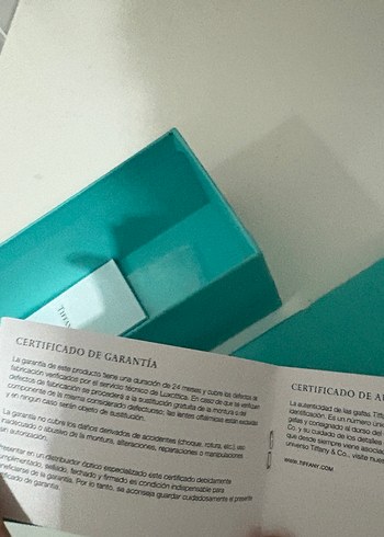 Tiffany&Co güneş gözlüğü orijinal kutulu ve sertifikalı - Görsel 7