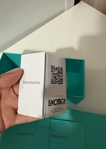 Tiffany&Co güneş gözlüğü orijinal kutulu ve sertifikalı - Görsel 8