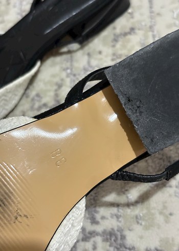 Beyaz Parlak Taşlı Stiletto babet nişantaşı shoes - Görsel 5