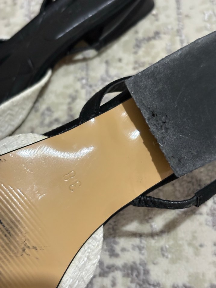 Beyaz Parlak Taşlı Stiletto babet nişantaşı shoes - Görsel 5