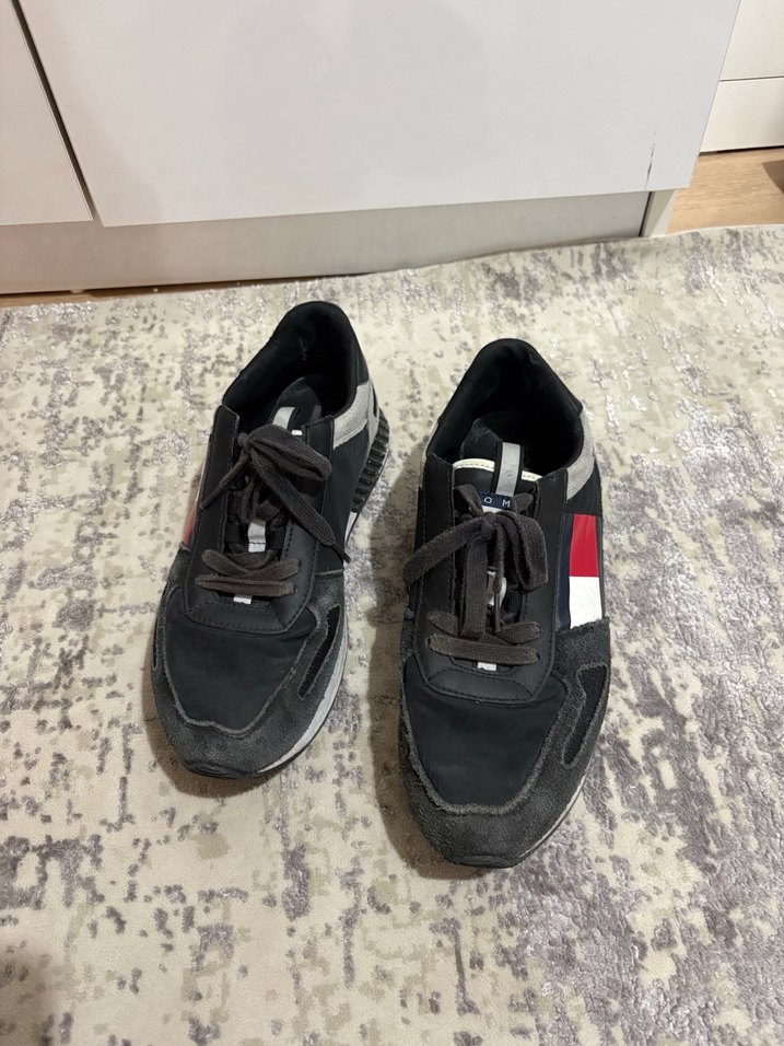 Gri Baskılı Erkek Spor Ayakkabı tommy hilfer - Görsel 3