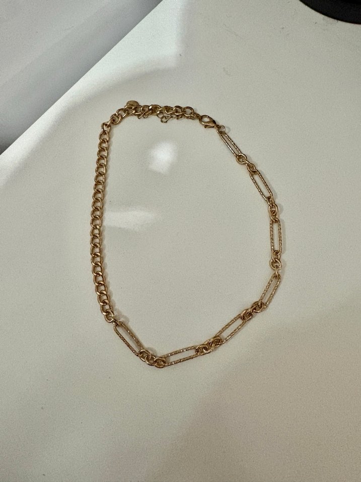 Altın Renk Zincir Detaylı Kadın El Zinciri - Görsel 2