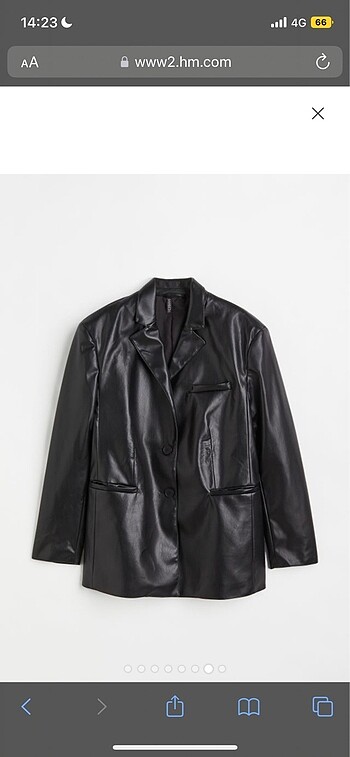 H&M Deri blazer