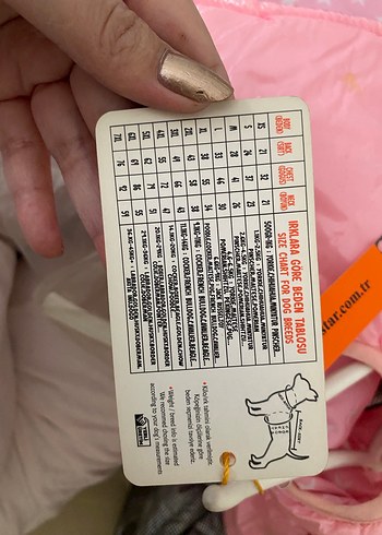 Pembe Peluş Detaylı Köpek Montu - Görsel 4