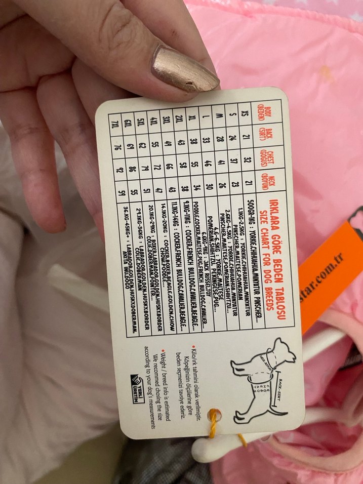 Pembe Peluş Detaylı Köpek Montu - Görsel 4