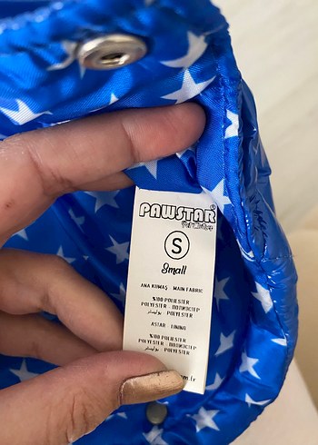 Parlak Mavi Kürklü Sokak Stili Köpek Montu - Görsel 2