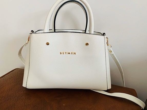 Beymen (a kalite replika) beyaz kol çantası