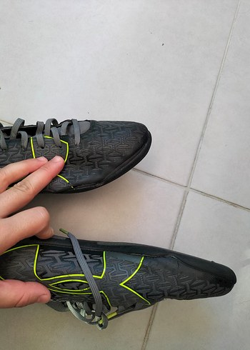 Gri Erkek Spor Ayakkabı Bağcıkları - Görsel 9