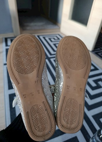 Kemerli Bej Kız Çocuk Babet Ayakkabı - Görsel 8