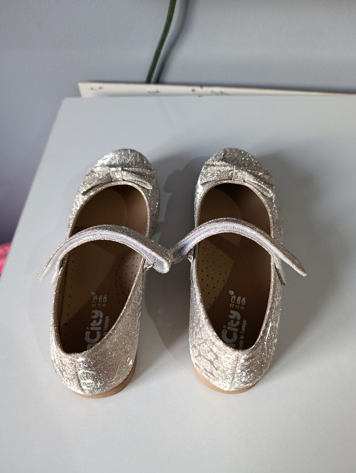 Kemerli Bej Kız Çocuk Babet Ayakkabı - Görsel 2