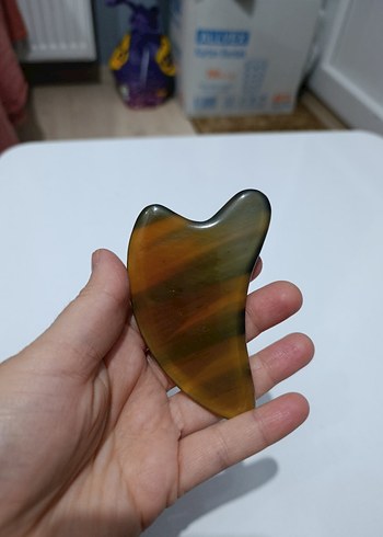 Doğal Taş Gua Sha Yüz Masaj Aleti - Görsel 2