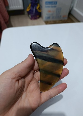 Doğal Taş Gua Sha Yüz Masaj Aleti - Görsel 5