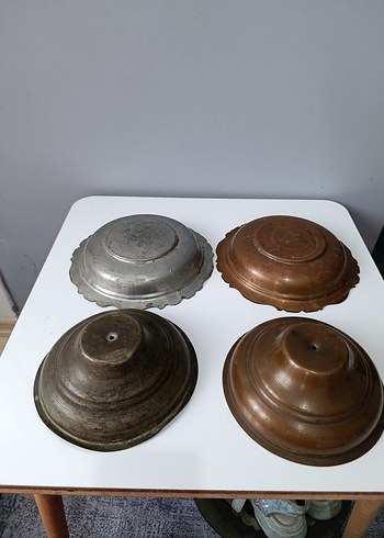 Gri Metal Tabak ve Kase Seti - Görsel 7