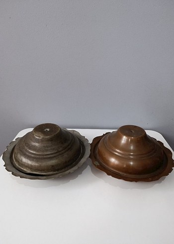 Gri Metal Tabak ve Kase Seti - Görsel 3