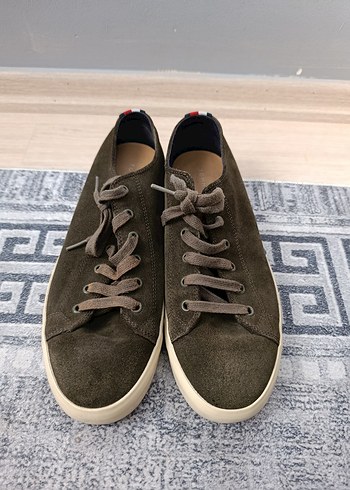 Tommy Hilfiger Haki Suet Sneaker