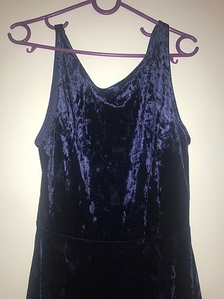 H&M kadife gece elbisesi