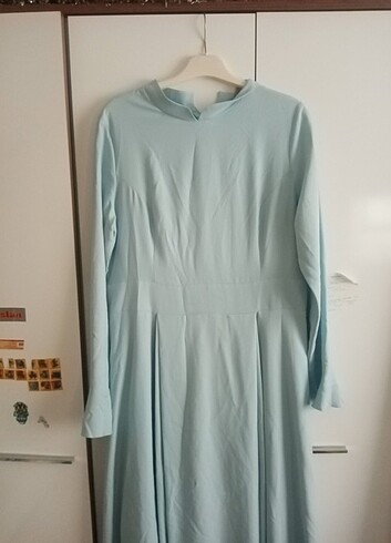44 Beden mavi Renk Abiye elbise