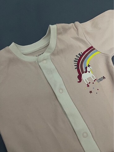U.S Polo Assn. Uspa kız bebek tulum
