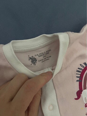 6 Ay Beden Uspa kız bebek tulum