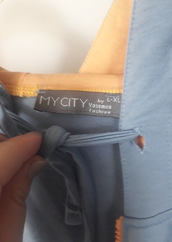 Uzun Kesim Mavi Tunik - Görsel 6