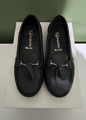 36 Beden Krokodil Desenli Loafer