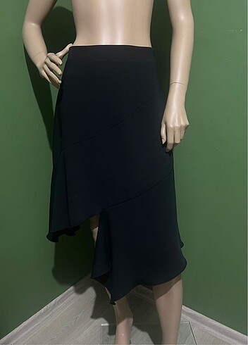 Beymen Collection Siyah Asimetrik Etek